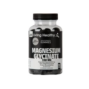 Alternative view of Living Healthy High Strength Gummies Magnesium Glycinate 150mg 60s (No Added Sugar)