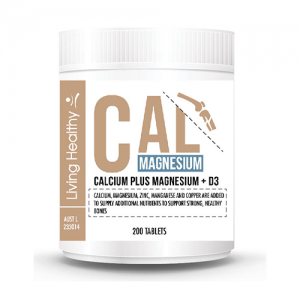 Living Healthy Calcium Plus Magnesium + D3, 200 Tablets