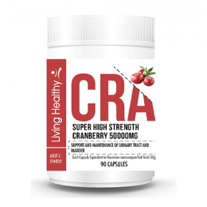 Living Healthy Cranberry Super strength 50,000mg 90 Capsules