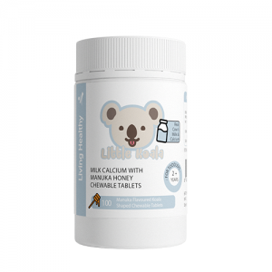 Living Healthy Milk Calcium with Manuka Honey 100 chewable tablet